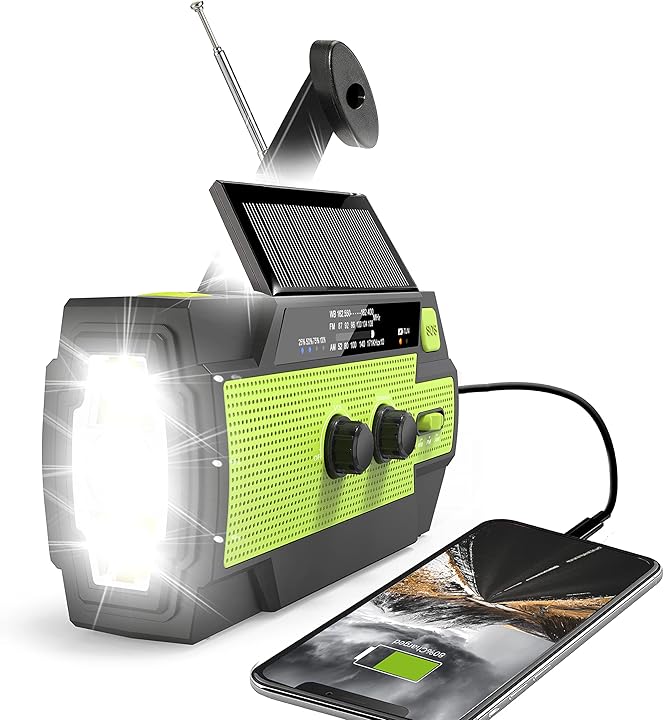 Solar & Hand Crank  Radio