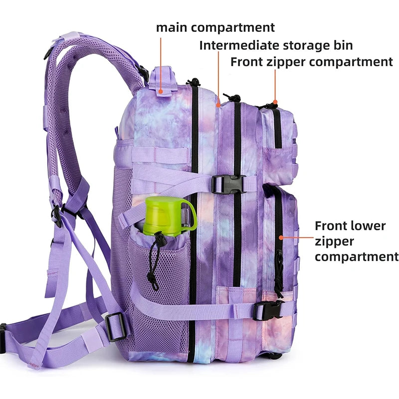 20L 45L 3P Tactical Backpack Bag 3 Day Assault Outdoor Backpack Waterproof Climbing Rucksack Camping Hiking Hunting Mochila Bag