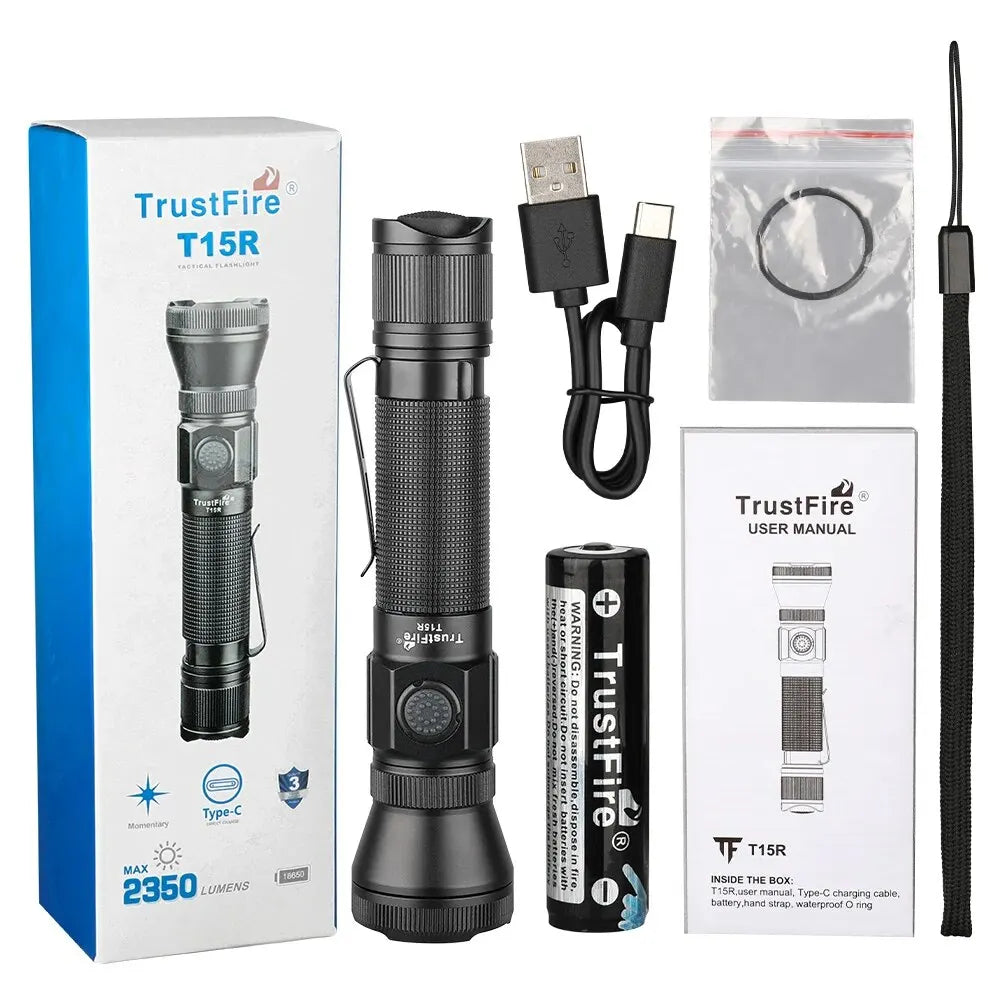 High Power Tactical Flashlight