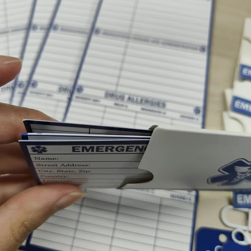 72-Hour Emergency Emergency Contact Card Set