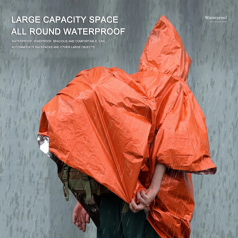 Reusable Rain Poncho